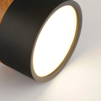 Compact Cylindrical Flush Mount LED Fixture for Residential Spaces – Aluminum Housing, Warm & Cool Temperatures, Multiple Finishes