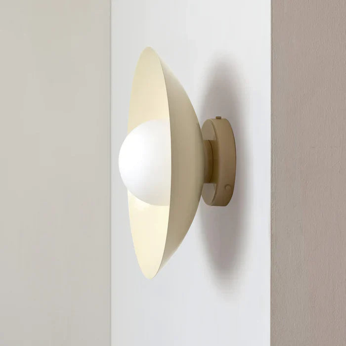 Round Overhead LED Fixture Metal 12.6 Inch Diameter Low-Profile Mount for Kitchen Dining Room Bedroom Hallway 5.9 in Height Contemporary Hom