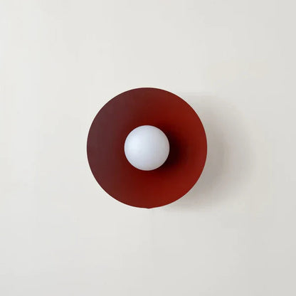 Round Overhead LED Fixture Metal 12.6 Inch Diameter Low-Profile Mount for Kitchen Dining Room Bedroom Hallway 5.9 in Height Contemporary Hom