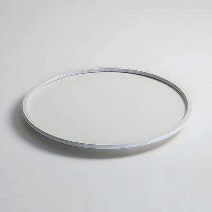 Flush Mount LED Ceiling Light Fixture 12 in Aluminum Round Ultra-Slim 2 in Profile for Bedroom Office Dining Room Modern Energy-Efficient Ho