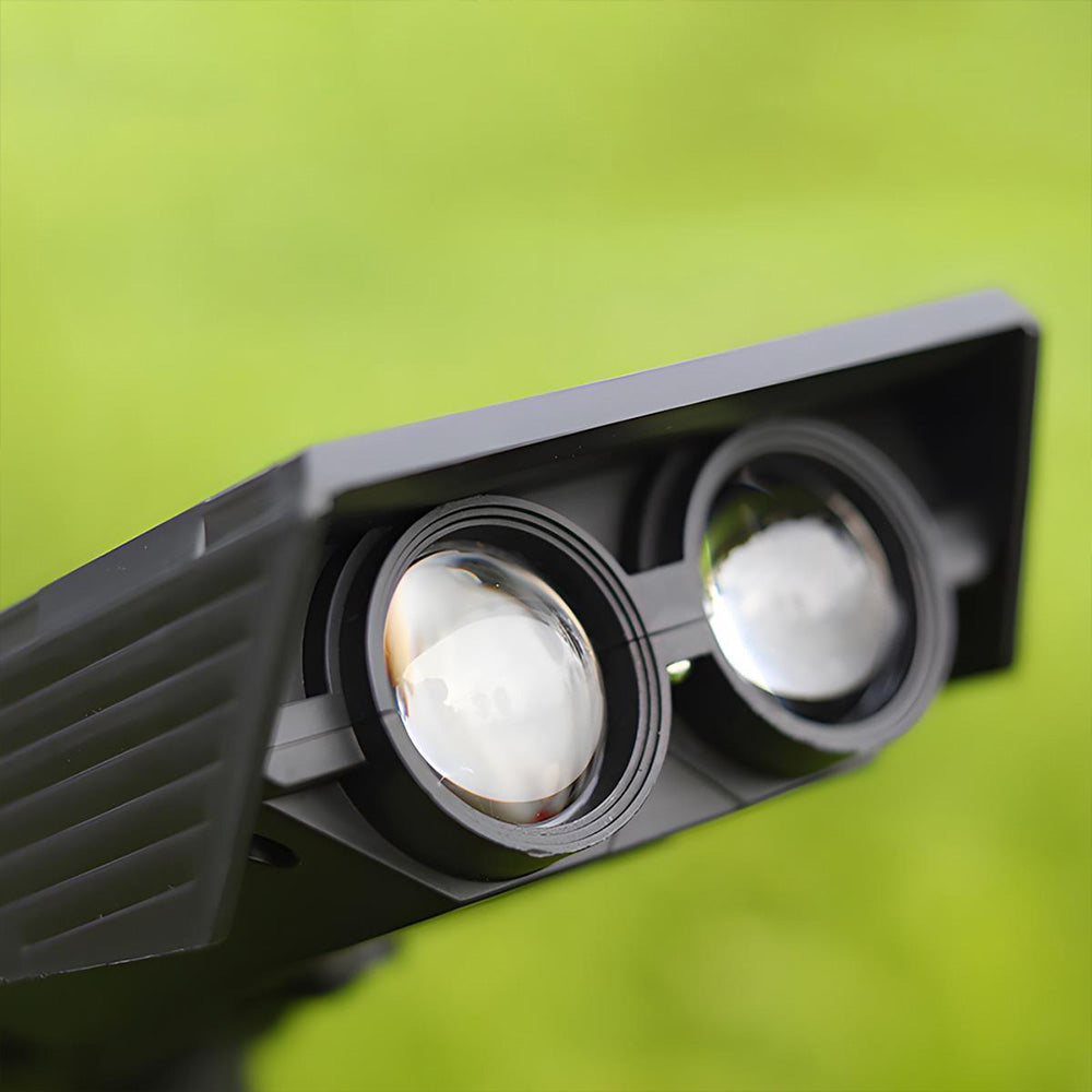 Adjustable LED Solar Stake Light 18.7 in Waterproof for Yard Pathways Driveways Landscaping Spotlight Dusk-to-Dawn Ground Garden Decor Accen
