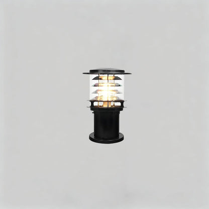 Borne d'éclairage extérieur résistante aux intempéries, poteau en aluminium de 15 cm pour allées, jardins et patios, lampe sur pied étanche IP65, culot E26