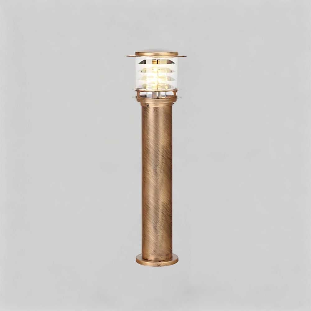 Borne d'éclairage extérieur résistante aux intempéries, poteau en aluminium de 15 cm pour allées, jardins et patios, lampe sur pied étanche IP65, culot E26