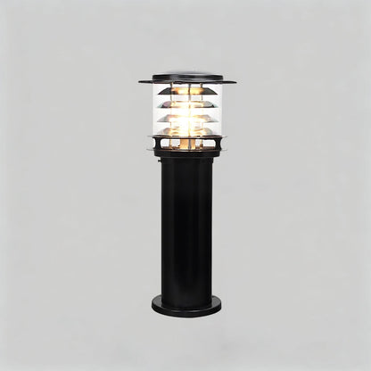 Borne d'éclairage extérieur résistante aux intempéries, poteau en aluminium de 15 cm pour allées, jardins et patios, lampe sur pied étanche IP65, culot E26