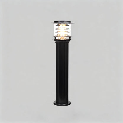 Borne d'éclairage extérieur résistante aux intempéries, poteau en aluminium de 15 cm pour allées, jardins et patios, lampe sur pied étanche IP65, culot E26