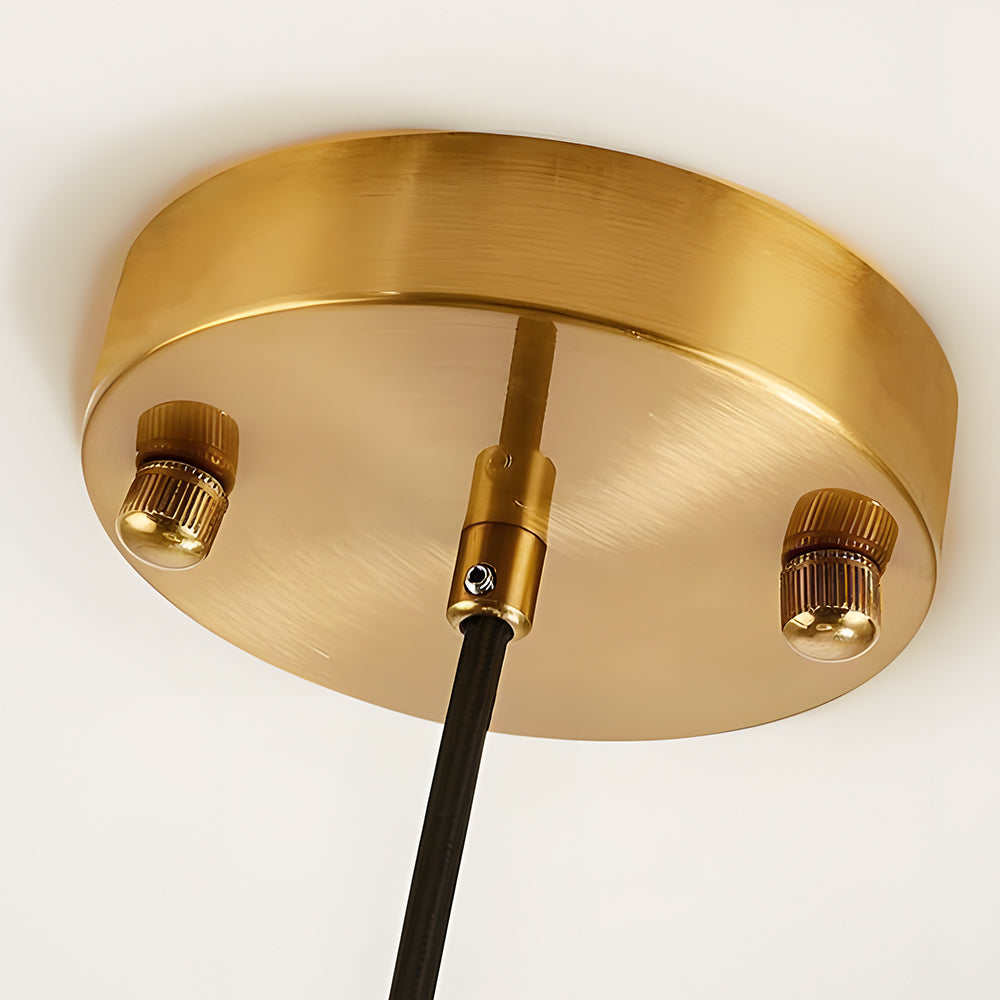 Suspension luminaire en verre texturé pour salle à manger et cuisine | Douille E27 | Abat-jour dôme ondulé | Deux tailles disponibles | Éclairage d'ambiance chaleureux pour