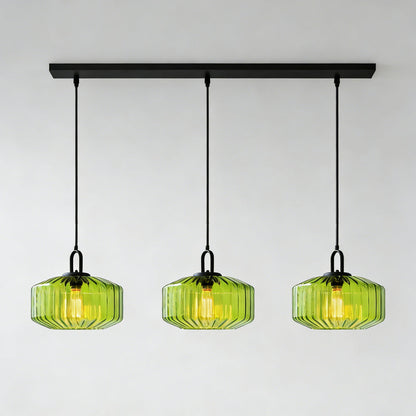 Handblown Glass Pendant Light Fixture 11 Inch Diameter for Kitchen Dining Room Hallway Living Room Bedroom LED Ceiling Light