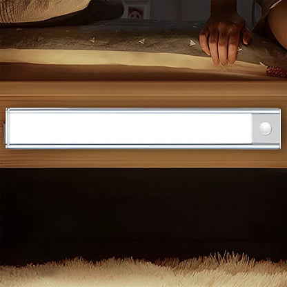 Rechargeable Cordless LED Strip Light for Cabinets, Closets & Hallways – Battery Powered Stick-On Under Cabinet Lighting for Kitchen, Bedroo