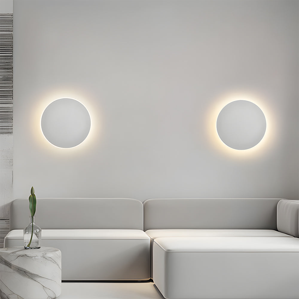 Modern Metal Sconce with Acrylic Shade in Black or White for Hallway Bedroom Living Room Indoor Ambient Lighting LED Fixture Contemporary Ho