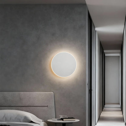Modern Metal Sconce with Acrylic Shade in Black or White for Hallway Bedroom Living Room Indoor Ambient Lighting LED Fixture Contemporary Ho