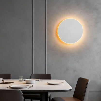 Modern Metal Sconce with Acrylic Shade in Black or White for Hallway Bedroom Living Room Indoor Ambient Lighting LED Fixture Contemporary Ho