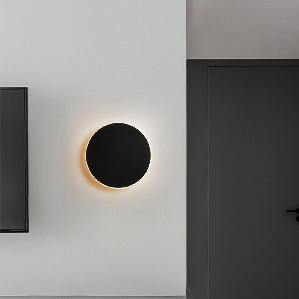 Modern Metal Sconce with Acrylic Shade in Black or White for Hallway Bedroom Living Room Indoor Ambient Lighting LED Fixture Contemporary Ho
