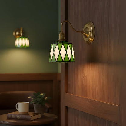 Indoor Sconce Light Metal & Glass 10 Inch Vintage Style for Entryway Corridor Bedroom Dining Room Home Accent Fixture