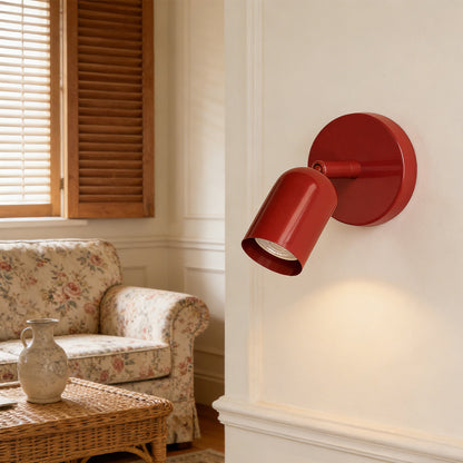 Metal Wall Sconce Light Fixture with Built-In LED for Bedrooms, Hallways, Staircases - Adjustable Color Temperature Reading Light - Compact