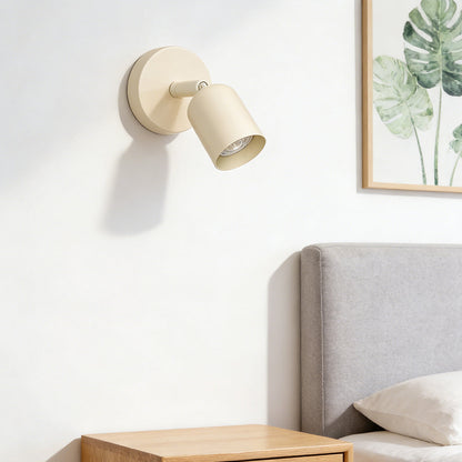 Metal Wall Sconce Light Fixture with Built-In LED for Bedrooms, Hallways, Staircases - Adjustable Color Temperature Reading Light - Compact