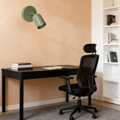 Metal Wall Sconce Light Fixture with Built-In LED for Bedrooms, Hallways, Staircases - Adjustable Color Temperature Reading Light - Compact