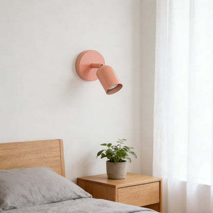 Metal Wall Sconce Light Fixture with Built-In LED for Bedrooms, Hallways, Staircases - Adjustable Color Temperature Reading Light - Compact