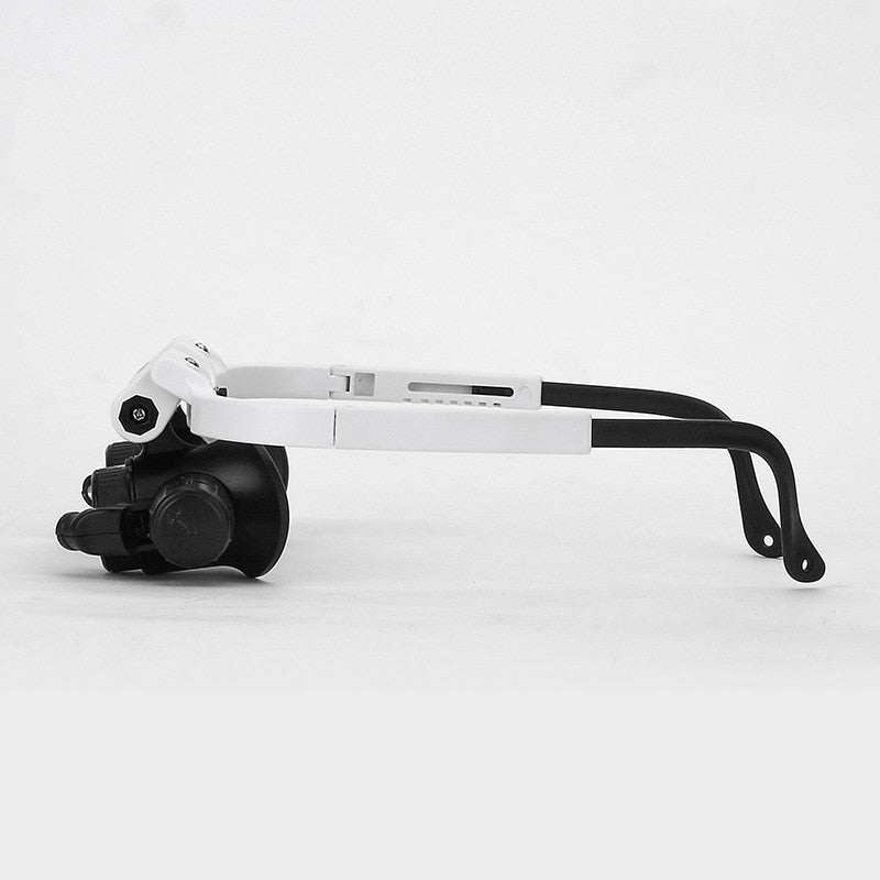 LED Magnifying Glass with Light | Adjustable Headband & 8X-23X Magnification for Precision Work