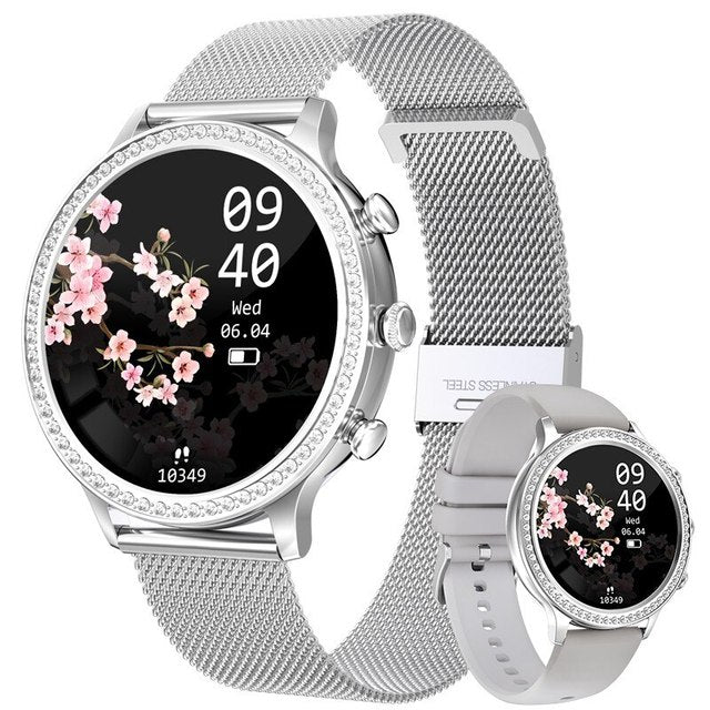 Montre connectée de suivi de santé avec moniteur de fréquence cardiaque, tension artérielle et analyse du sommeil pour la forme et le bien-être au quotidien