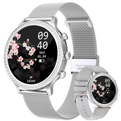 Montre connectée de suivi de santé avec moniteur de fréquence cardiaque, tension artérielle et analyse du sommeil pour la forme et le bien-être au quotidien
