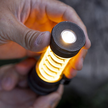 Rechargeable LED Camping Lantern & Flashlight Combo with 7 Light Modes, USB-C Portable Emergency Light for Hiking, Outdoor Adventures & Home