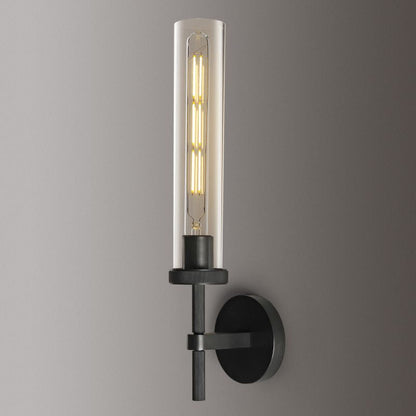 Crystal Wall Sconce Light Fixture Brass Finish for Bedroom Hallway Entryway Living Room Bathroom Vanity Hardwired Dimmable