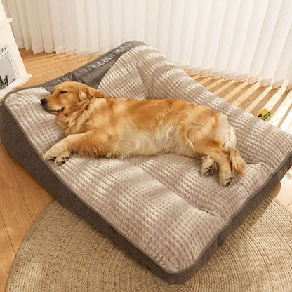 Orthopedic Dog Bed with Spine Support & Non-Slip Base for Large Breeds, Senior Dogs, Joint Relief