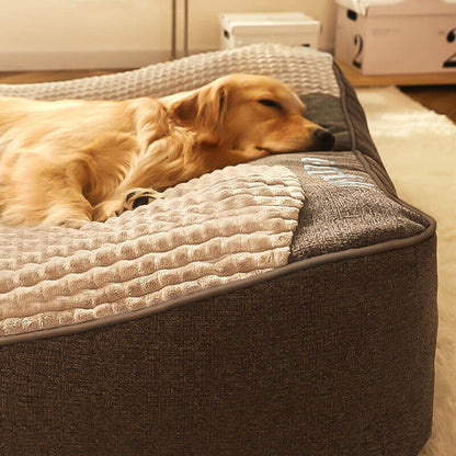 Orthopedic Dog Bed with Spine Support & Non-Slip Base for Large Breeds, Senior Dogs, Joint Relief