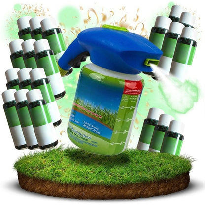 Lawn Care Solution | Liquid Grass Seed Spray with Nutrient-Rich Formula | Effortless Application for Vibrant Green Lawns