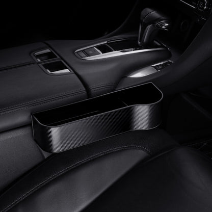 Leather Car Seat Organizer with Cup Holder | Multifunctional Design for Extra Storage and Convenience