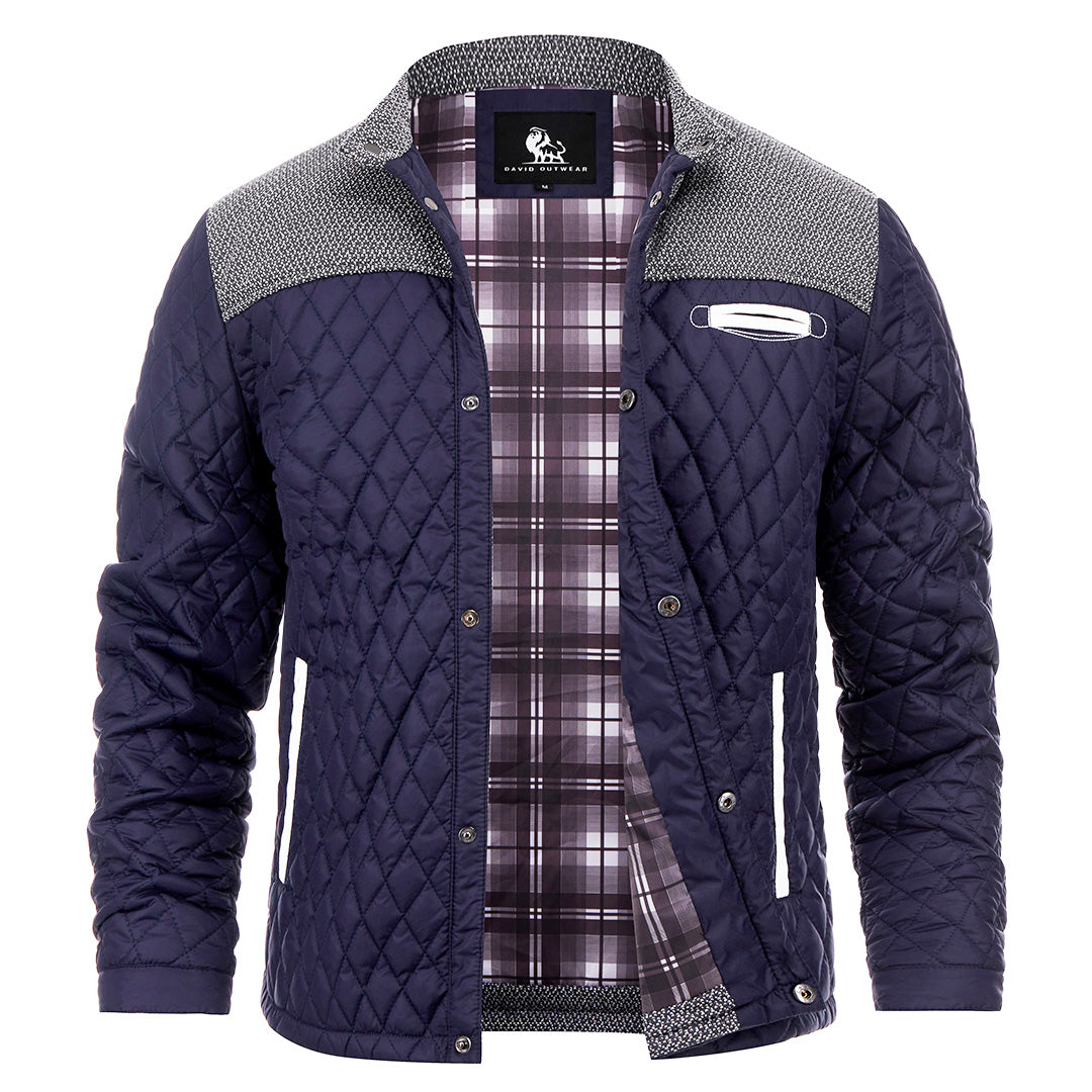 Waterproof Insulated Polyester Jacket for Men – Heavy-Duty Outdoor Coat with Scratch-Resistant Finish – Military-Style Winter Outerwear