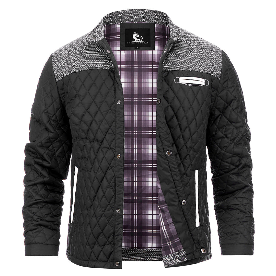 Insulated Tactical Jacket for Men – Waterproof & Scratch-Resistant Polyester Outerwear – Lightweight Military-Style Coat for Everyday Wear