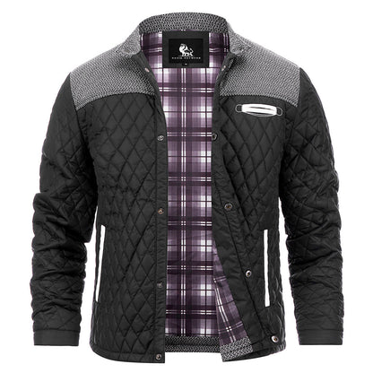 Insulated Tactical Jacket for Men – Waterproof & Scratch-Resistant Polyester Outerwear – Lightweight Military-Style Coat for Everyday Wear