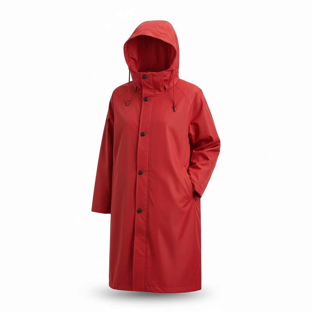 Packable Rain Jacket Women's Hooded Waterproof Windbreaker Oversized Lightweight Travel Coat Outdoor Athletic Layer