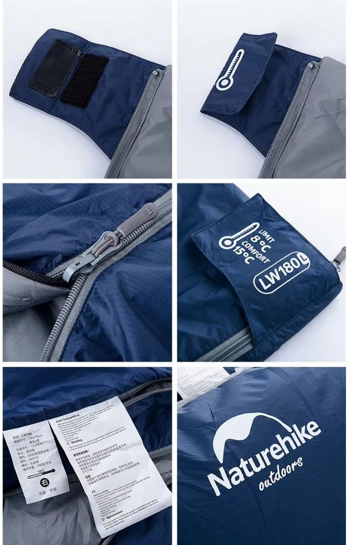 Ortekor Lightweight Sleeping Bag | Summer Camping Bag with Compact Design | Portable & Comfortable for Outdoor Adventures