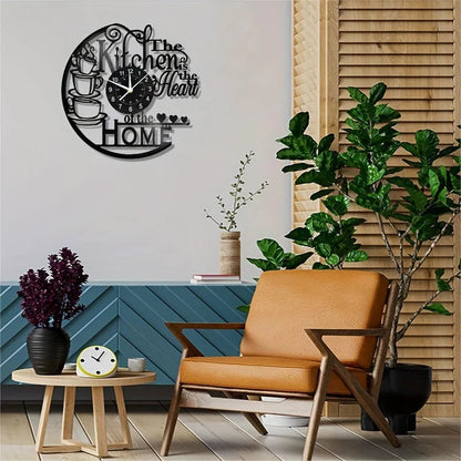 Liora Large Wall Clock - Minimalist Silent Quartz, Easy-to-Read Numerals