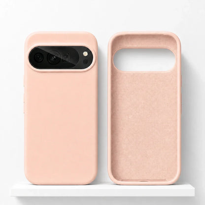 Soft-Touch Phone Case for Google Pixel – Anti-Fingerprint Silicone Cover with Raised Edges & Wireless Charging – Precise Fit for Pixel