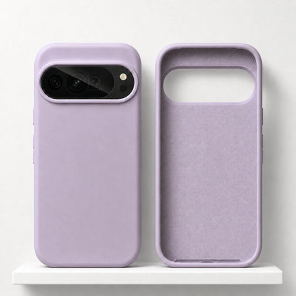 Soft-Touch Phone Case for Google Pixel – Anti-Fingerprint Silicone Cover with Raised Edges & Wireless Charging – Precise Fit for Pixel