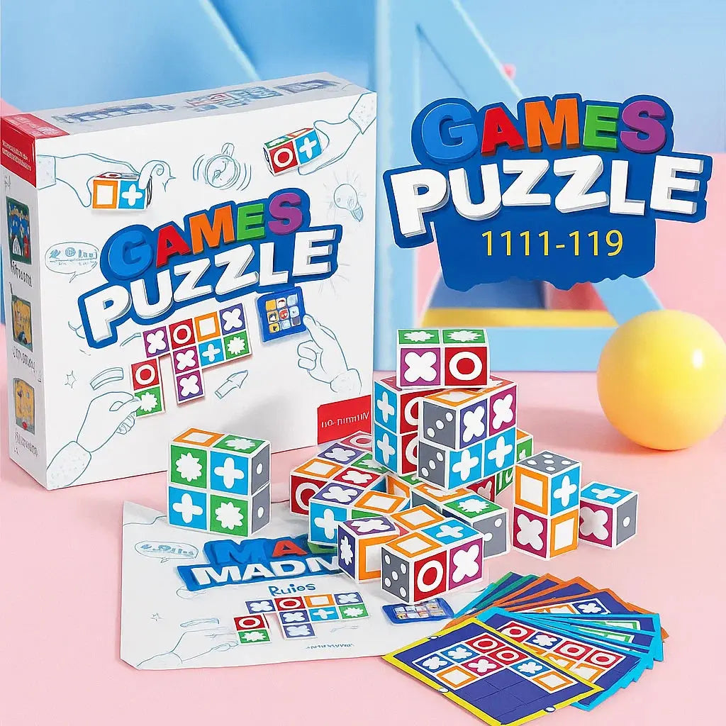 Fast-Paced Matching Puzzle Game for Kids & Adults Ages 7+ | Screen-Free Tabletop Challenge for 1-4 Players | Portable Travel-Size Strategy G