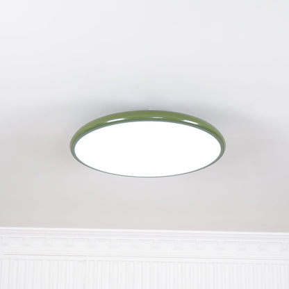 Swivel LED Flush Mount Ceiling Light 12 Inch Round Indoor Lamp Adjustable Directional Lighting for Bedroom Living Room Kitchen Dining Room T
