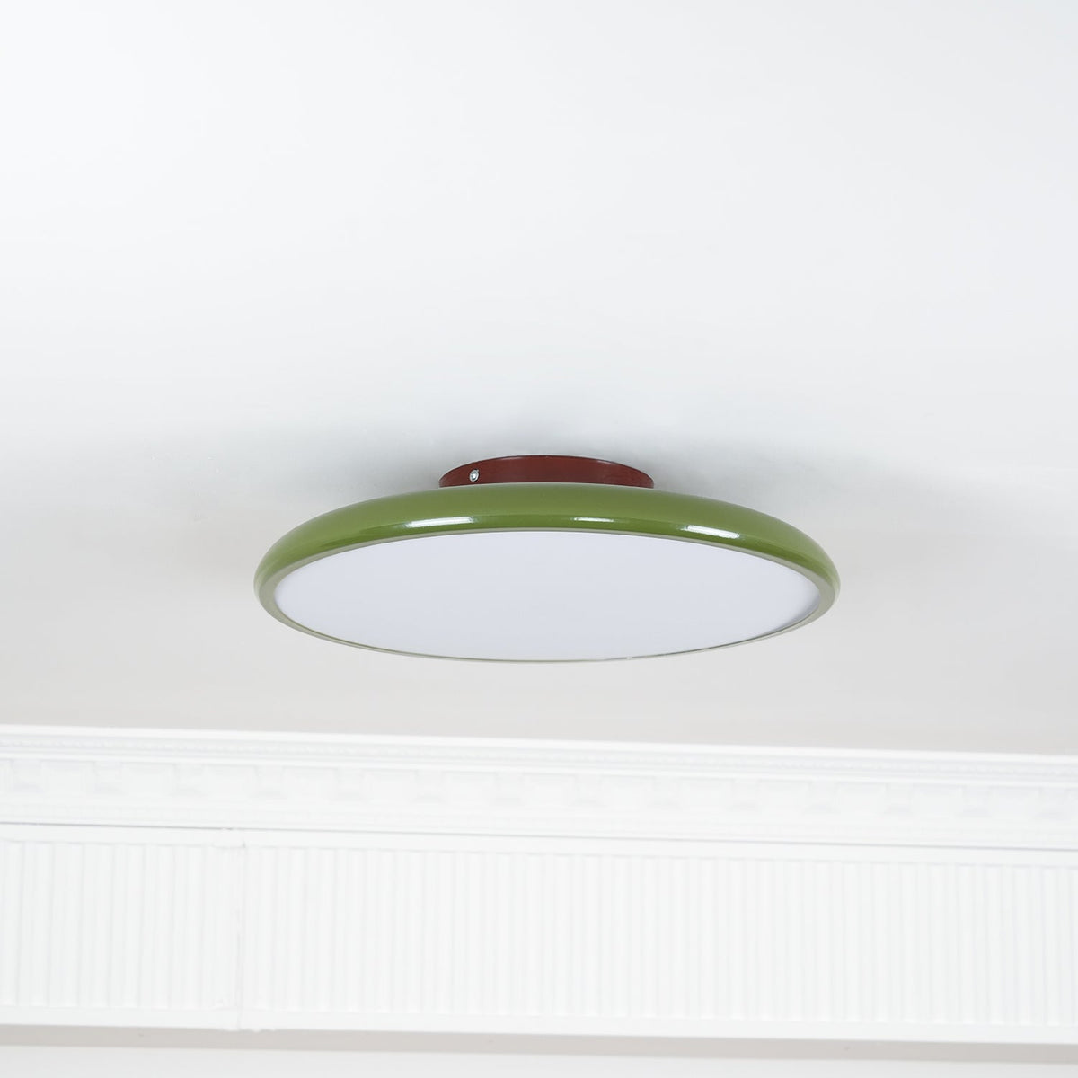 Adjustable Flush Mount LED Ceiling Light with Remote Dimmer for Bedroom Living Room Dining Room | Modern Round Acrylic Fixture Hardwired