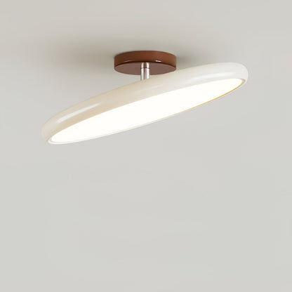 Swivel LED Flush Mount Ceiling Light 12 Inch Round Indoor Lamp Adjustable Directional Lighting for Bedroom Living Room Kitchen Dining Room T