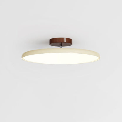 Adjustable Flush Mount LED Ceiling Light with Remote Dimmer for Bedroom Living Room Dining Room | Modern Round Acrylic Fixture Hardwired