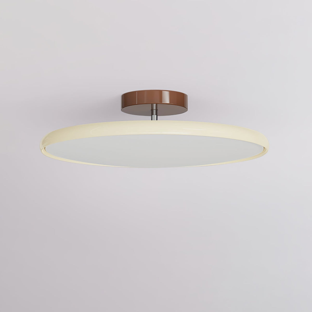 Adjustable Flush Mount LED Ceiling Light with Remote Dimmer for Bedroom Living Room Dining Room | Modern Round Acrylic Fixture Hardwired
