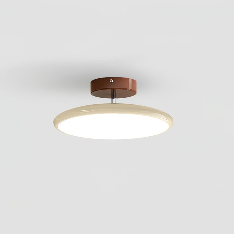 Swivel LED Flush Mount Ceiling Light 12 Inch Round Indoor Lamp Adjustable Directional Lighting for Bedroom Living Room Kitchen Dining Room T