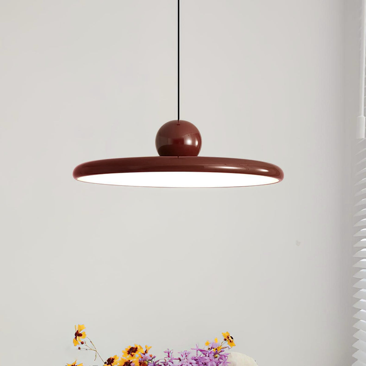 Round Flush Mount LED Ceiling Light Fixture with Adjustable Color Temperature for Kitchen Island Dining Room Bedroom Living Room Modern Indo