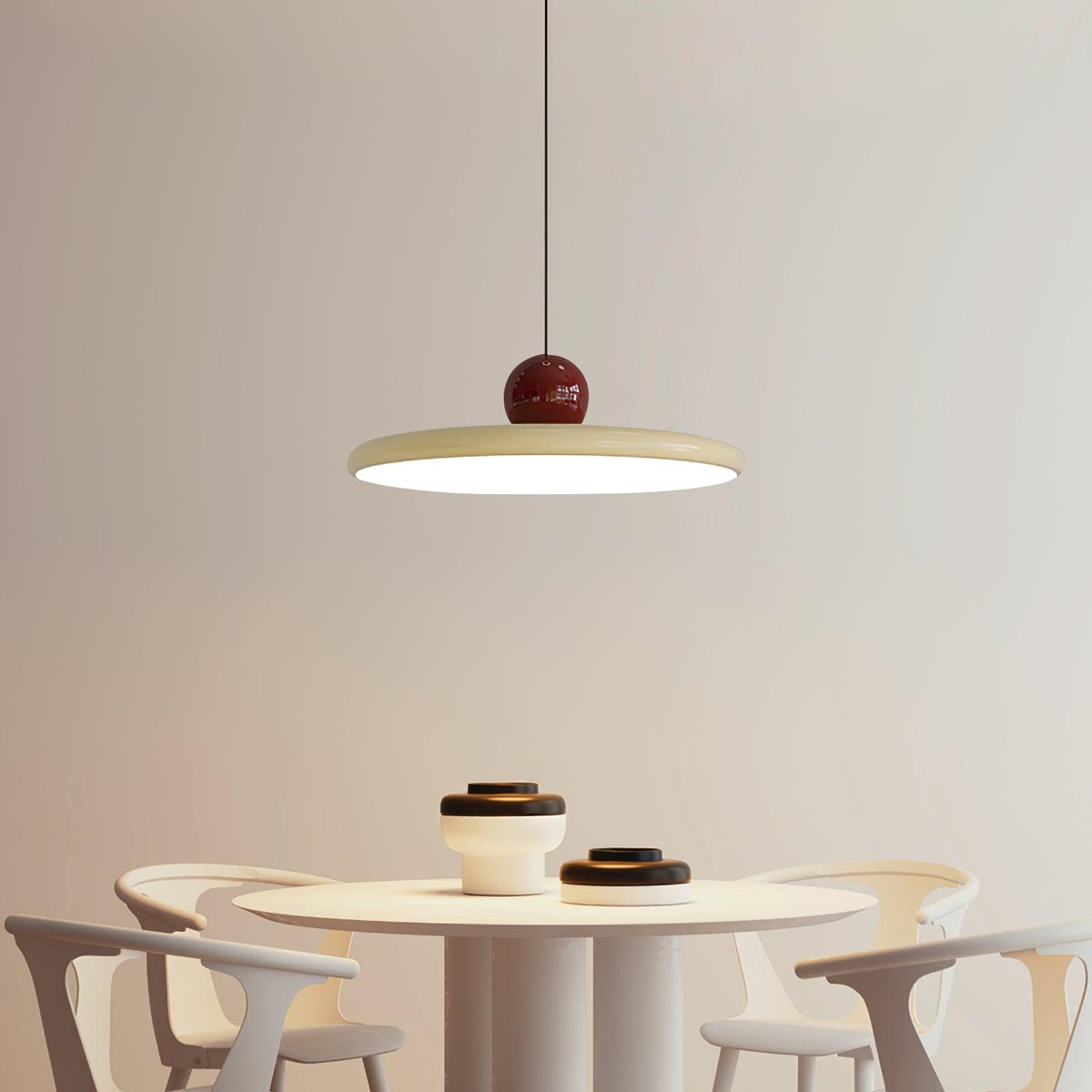 Round Flush Mount LED Ceiling Light Fixture with Adjustable Color Temperature for Kitchen Island Dining Room Bedroom Living Room Modern Indo