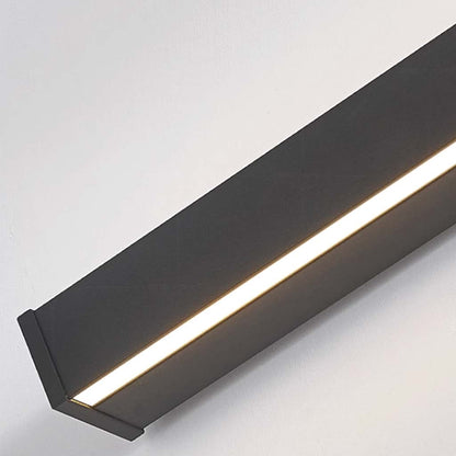 Dimmable LED Wall Sconce Sleek Aluminum Bar Light for Bedroom Living Room Hallway 24 to 79 Inches Black White Modern Accent Lighting