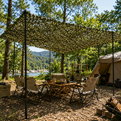 Lorien Camouflage Net - Durable Polyester, Realistic Leaf Design