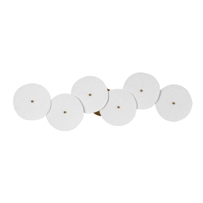 Sculpted Petal Sconce Gold White LED Art Deco Fixture Hallway Living Room Meditation Bedroom Accent 19.7 in Wall Mount Indoor Lighting